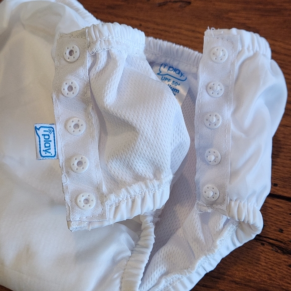 Infant swim diaper bundle Size 6-12 months. Colors white blue orange - Picture 4 of 11